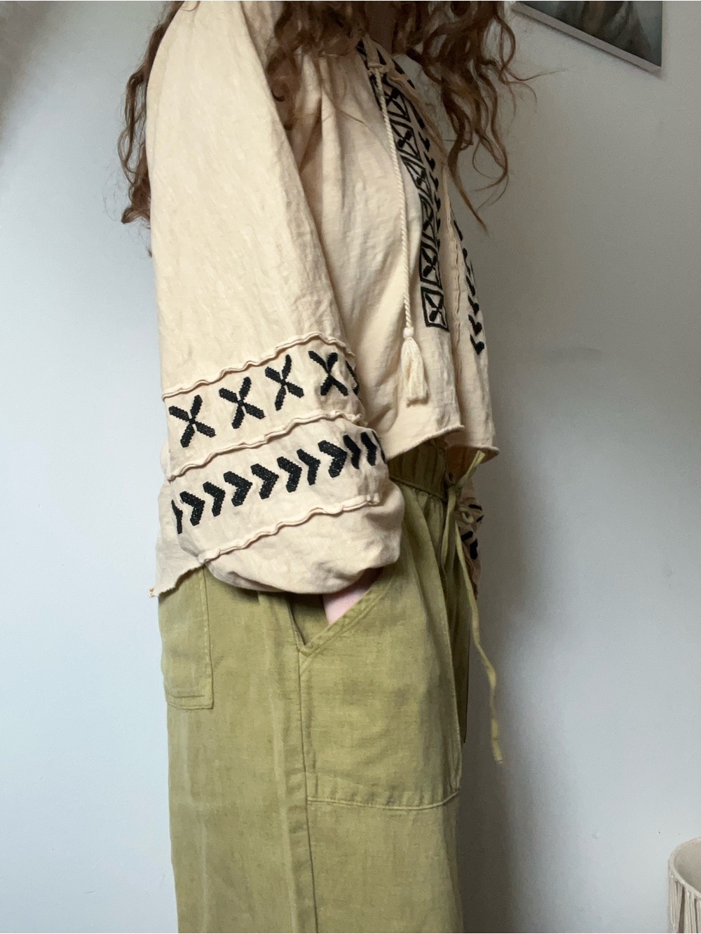 Lovestitch Siesta Cotton Embroidered Blouse - Picture 2 of 2
